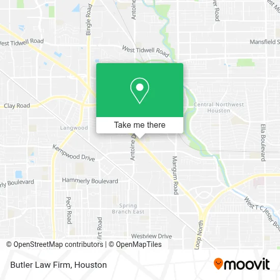 Butler Law Firm map