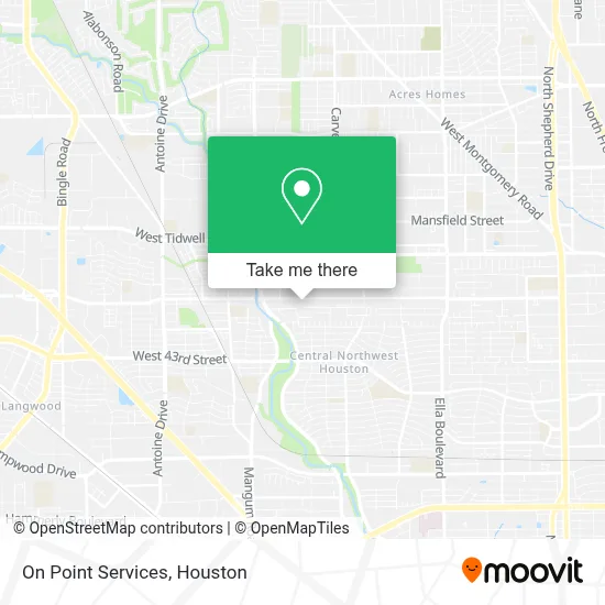 On Point Services map