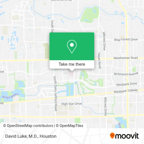 David Luke, M.D. map