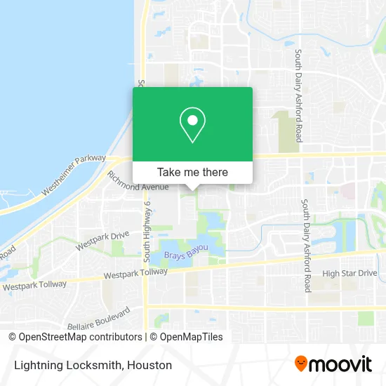 Lightning Locksmith map