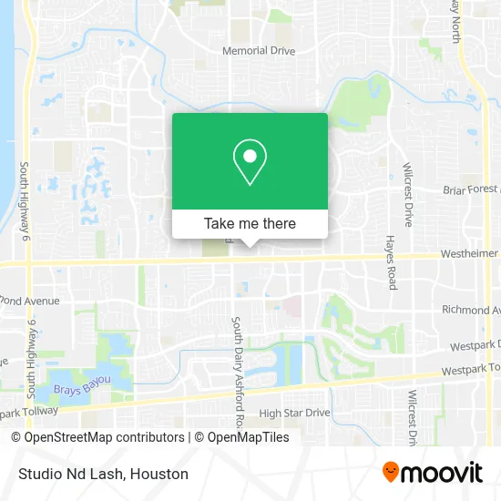 Studio Nd Lash map