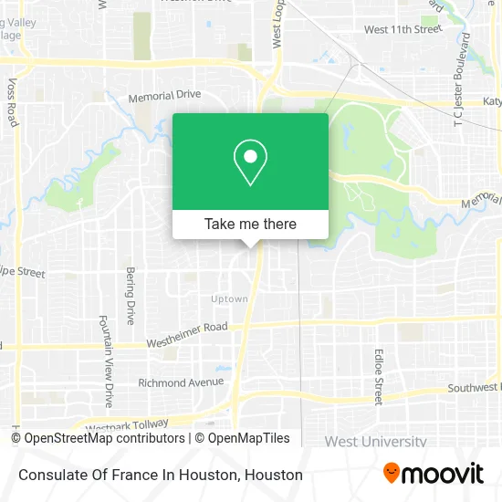Consulate Of France In Houston map