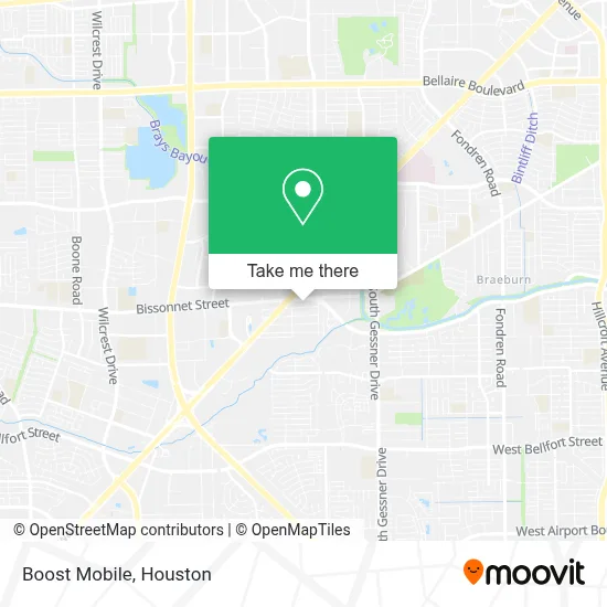 Boost Mobile map