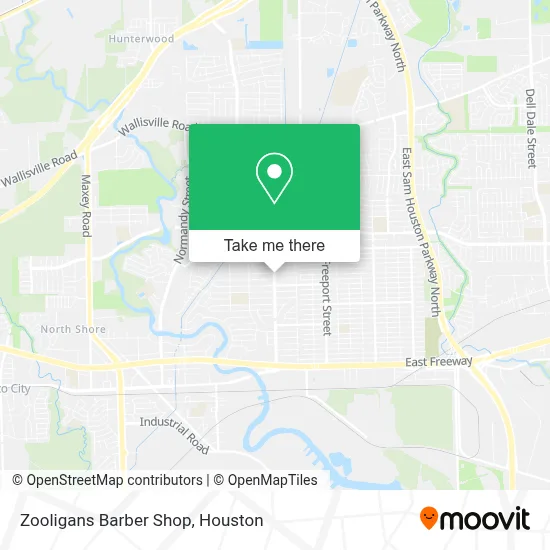 Zooligans Barber Shop map