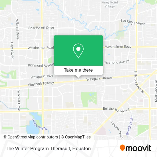 The Winter Program Therasuit map