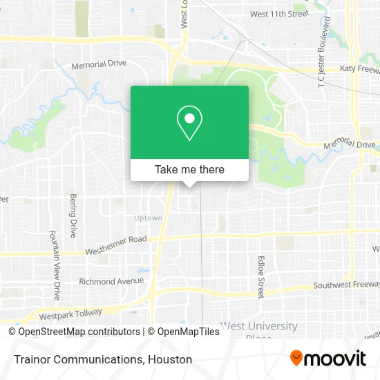 Trainor Communications map