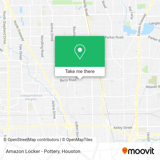 Amazon Locker - Pottery map
