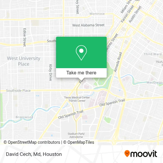 David Cech, Md map