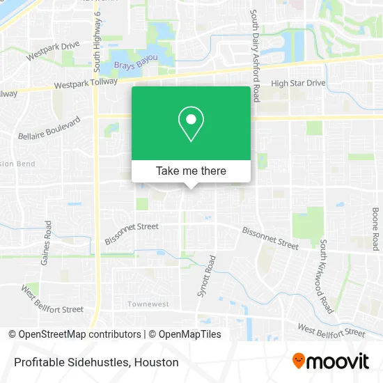 Profitable Sidehustles map