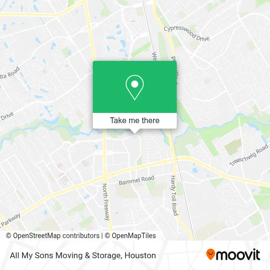All My Sons Moving & Storage map
