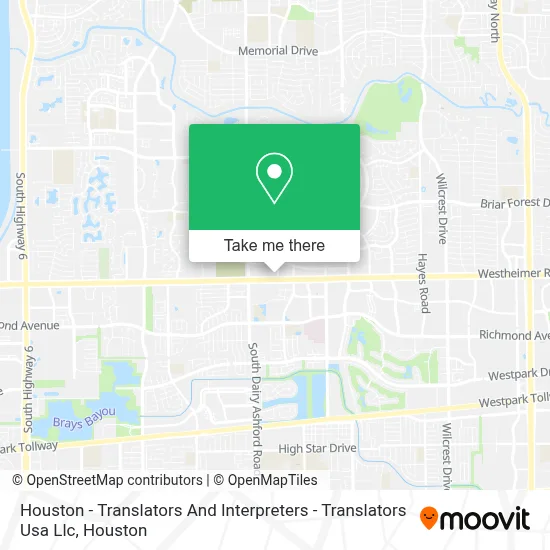 Houston -  Translators And Interpreters - Translators Usa Llc map