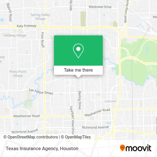 Texas Insurance Agency map