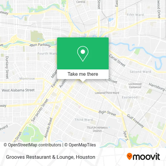 Grooves Restaurant & Lounge map