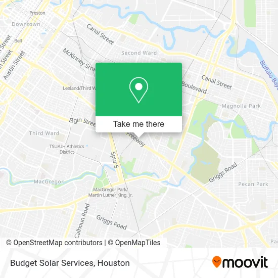 Budget Solar Services map