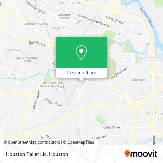 Houston Pallet Llc map