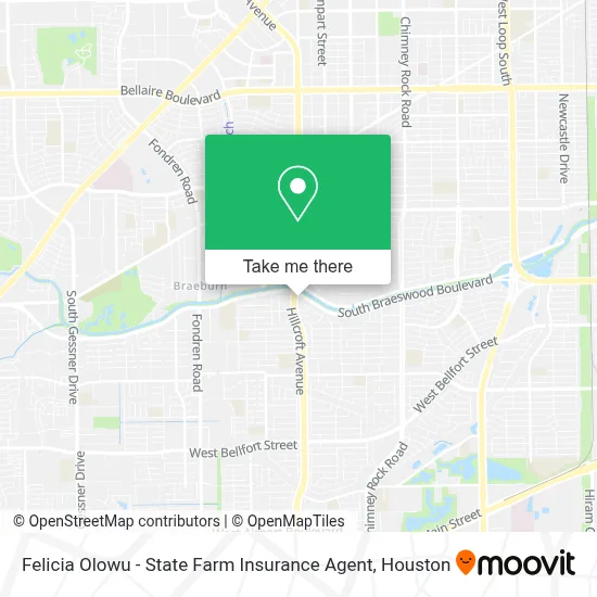 Felicia Olowu - State Farm Insurance Agent map