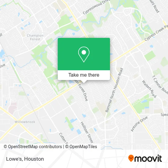 Lowe's map