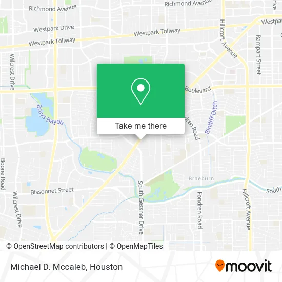 Michael D. Mccaleb map