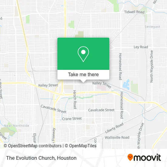 The Evolution Church map