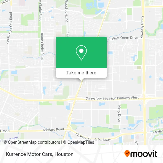 Kurrence Motor Cars map