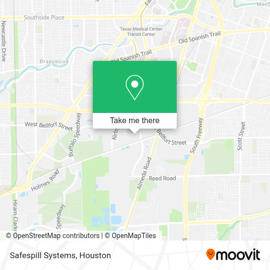 Safespill Systems map