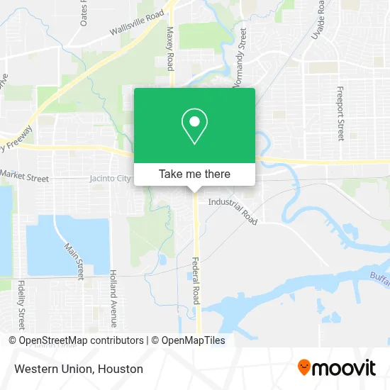 Western Union map
