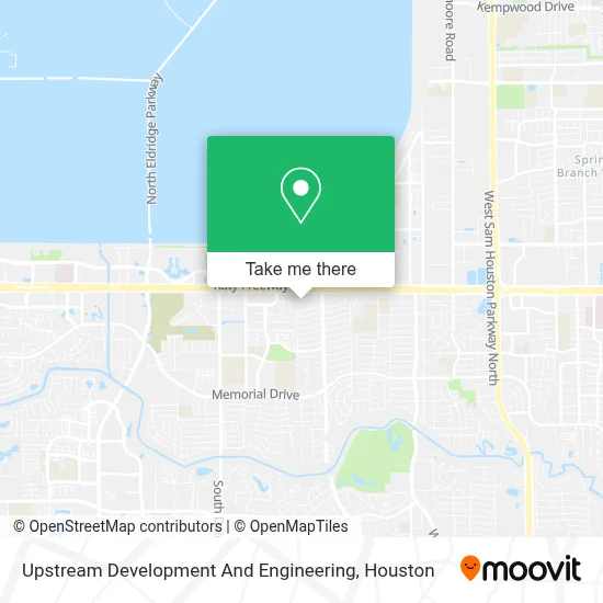 Upstream Development And Engineering map