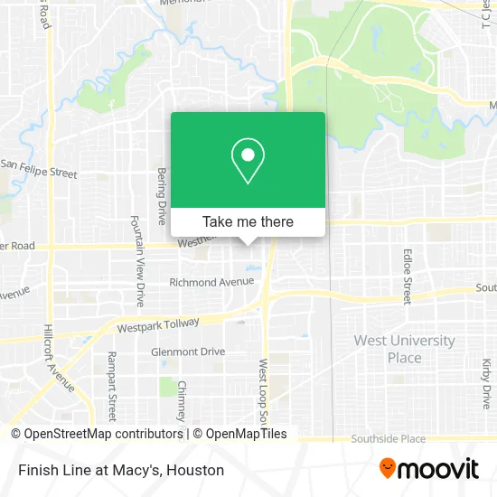 Finish Line at Macy's map