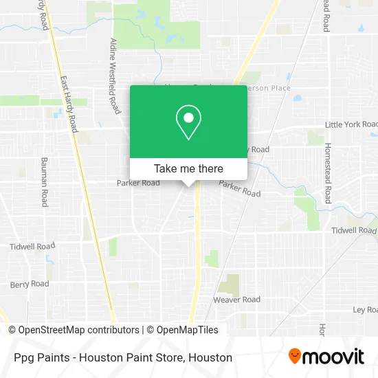 Ppg Paints - Houston Paint Store map