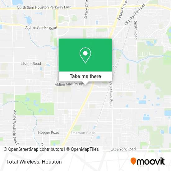 Total Wireless map