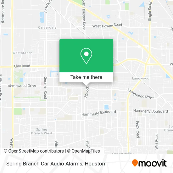 Spring Branch Car Audio Alarms map