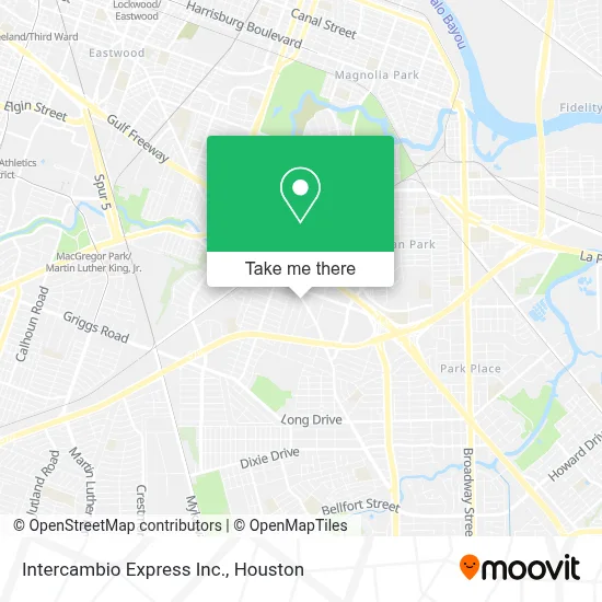 Intercambio Express Inc. map
