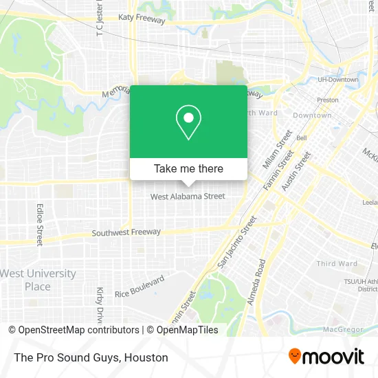 The Pro Sound Guys map