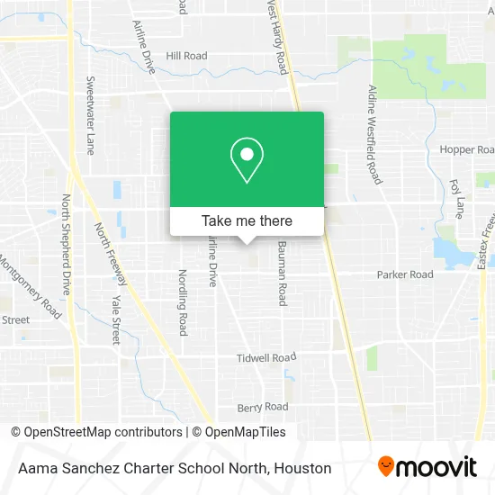 Aama Sanchez Charter School North map