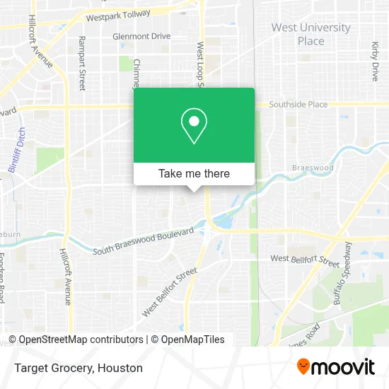 Target Grocery map