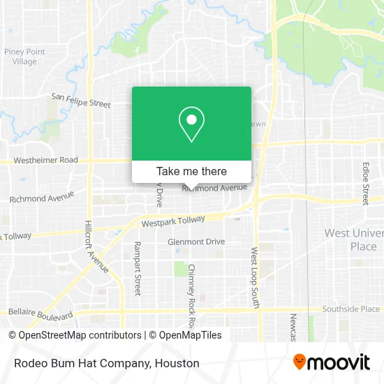 Rodeo Bum Hat Company map