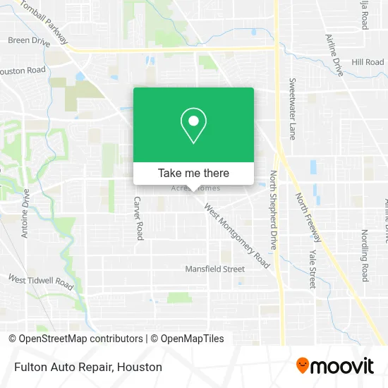 Fulton Auto Repair map