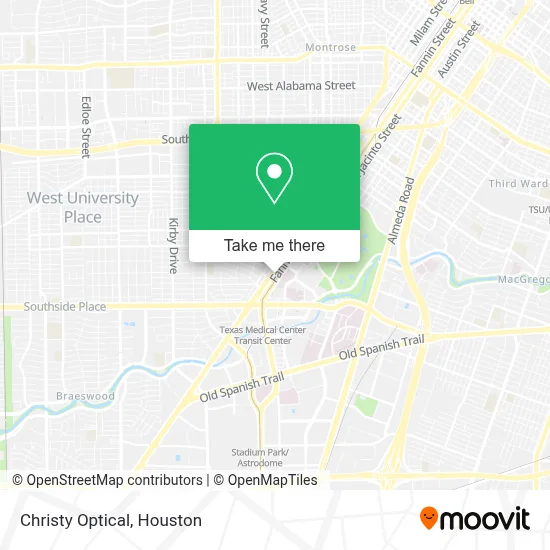 Christy Optical map