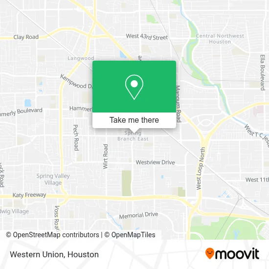Western Union map