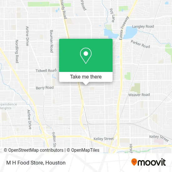 M H Food Store map