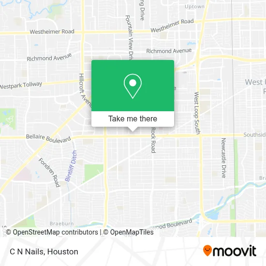 C N Nails map