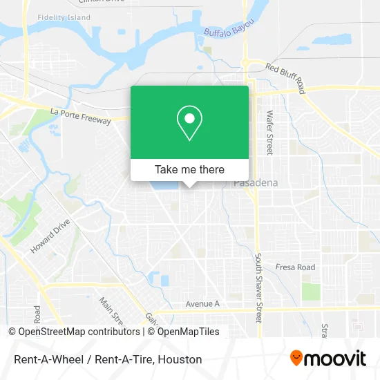 Rent-A-Wheel / Rent-A-Tire map