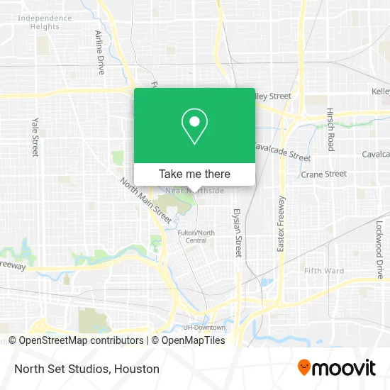 North Set Studios map