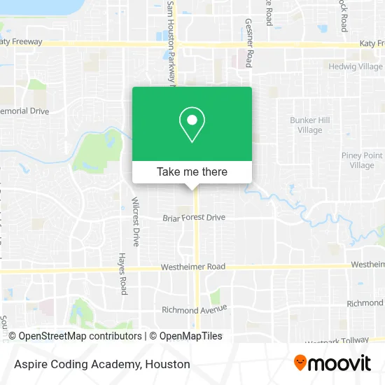 Aspire Coding Academy map