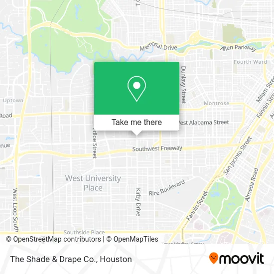 The Shade & Drape Co. map