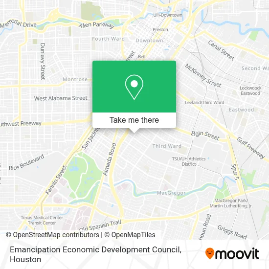 Emancipation Economic Development Council map