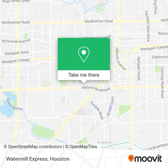 Watermill Express map