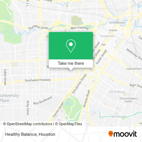 Healthy Balance map