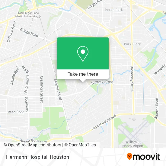 Hermann Hospital map