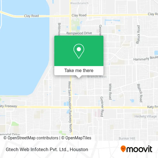Gtech Web Infotech Pvt. Ltd. map
